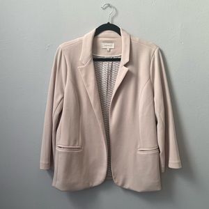 Skies Are Blue Light Pastel Pink Soft Blazer Size Large